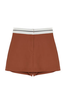 TRENDYOLMILLA Siyah Bel Detayl? Dokuma Sort Etek TWOAW24SR00009  фото 13