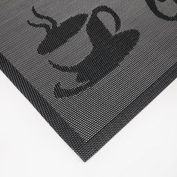 Цена за 12 шт. Салфетка сервировочная на стол Fresh coffee, 45×30 см, цвет чёрный