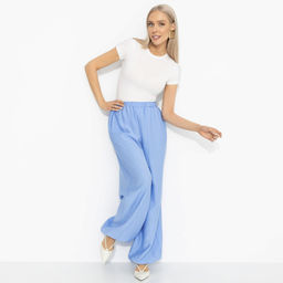 Брюки‑алладины, Стой, смотри (голубой рассветный) - Charutti фото 2