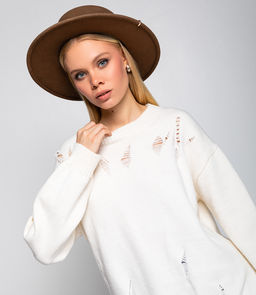 Джемпер #КТ802 (8), кремовый - Dommod фото 5