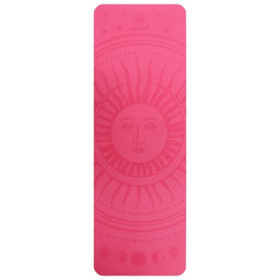 Коврик для фитнеса и йоги Sangh Sun, нескользящий, 183×61×0.6 см, розовый