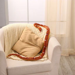 Мягкая игрушка Змея, 140 см, цвет коричневый - Simaland фото 5