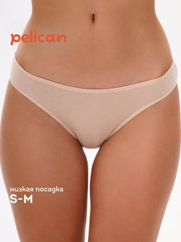 PELICAN, трусы женские, Бежевый
