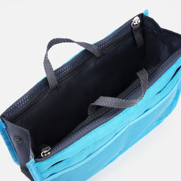 Косметичка-органайзер на молниях, цвет голубой - Simaland фото 11