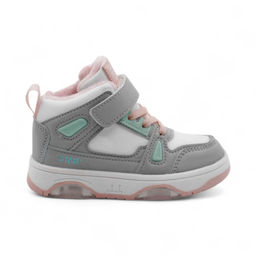 Кроссовки высокие демисезонные В7778-23 серые - BONCY фото 2