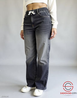 Джинсы с высокой посадой