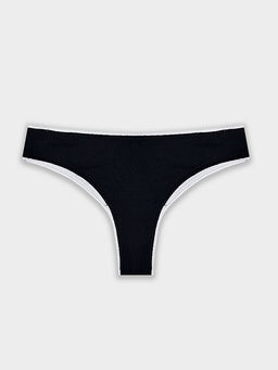 Цена за 2 штуки! Трусы бразилиана женские черные - Mark formelle фото 8