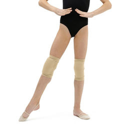Наколенники для гимнастики и танцев Grace Dance, с уплотнителем, р. S, 7-10 лет, цвет телесный фото 5