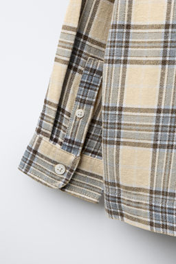 CHECK PRINT SHIRT - Zara фото 4