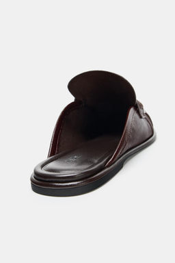 LEATHER MULE LOAFERS - Zara фото 11