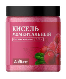 Кисель моментальный Брусника и малина 500г