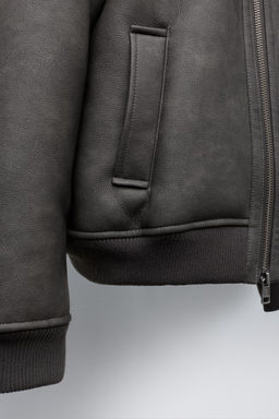 DOUBLE-FACED BOMBER JACKET - Zara фото 6