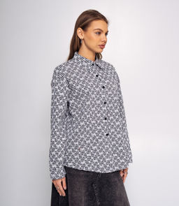 Рубашка #КТ956 (1), чёрный - Dommod фото 2