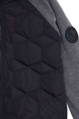 Черная толстовка с капюшоном для мальчиков - U.s. polo assn фото 4