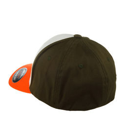 Бейсболка FLEXFIT арт. 6277TT (оранжевый / белый / оливковый)