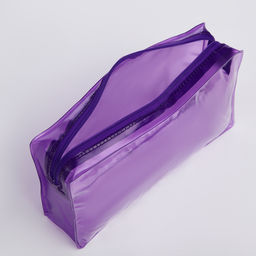 Цена за 2 шт. Косметичка на молнии для бассейна, фиолетовая/прозрачная - Simaland фото 3