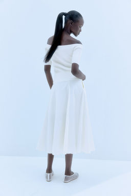 Top off-the-shoulder en punto de canale - H&m фото 3