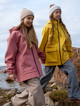 Куртка Softshell демисезонная Пепельная роза 7+ - Bungly фото 10