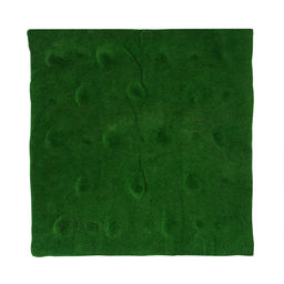 Мох искусственный, декоративный, полотно 1×1 м, рельефный, редкие бугры, зелёный, Greengo