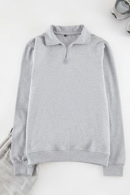 Siyah-Kar Melanj 2li Paket Regular/Normal Kesim Ici Polar/S?cak Tutan Sweatshirt TMNAW25SW00205 - Trendyolmilla фото 5