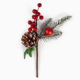 Ветка декоративная новогодняя, 26×11×5.5 см