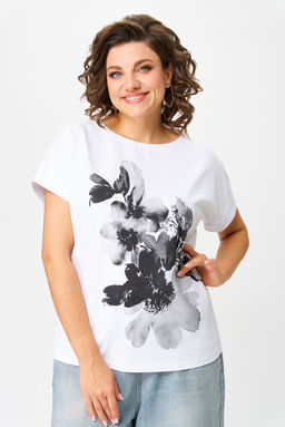 Футболка Rumoda 2259 черный, белый