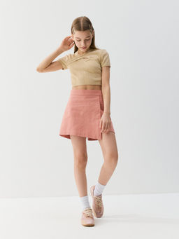 Юбка-шорты Роза из габардина 7+