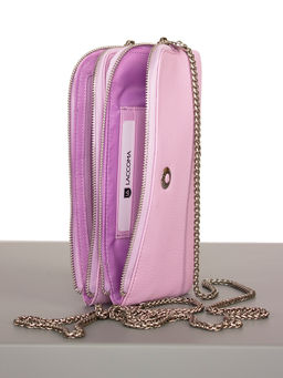 LACCOMA клатч LA-4082-фиолетовый натуральная кожа фото 3