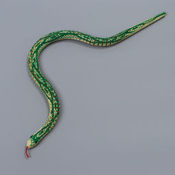 Деревянная игрушка «Змея», 50 × 1,6 × 1,6 см МИКС