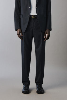 PINSTRIPE SUIT TROUSERS - Zara фото 17