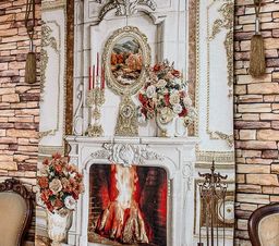 Камин (осень) - гобеленовое панно - Гобеленглавснаб фото 2