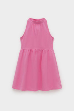 Crockid _ КР 5930/неоновый розовый к555 платье для дев