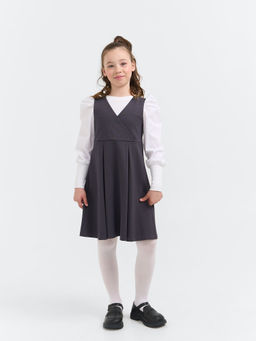 Туфли школьные для девочки Черные 7+ - Bungly фото 12