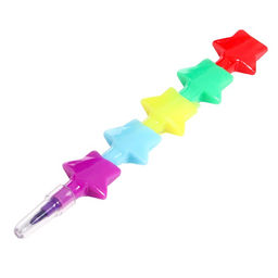 Цена за 8 шт. Карандаш восковой «Звёздочки» 5 цветов