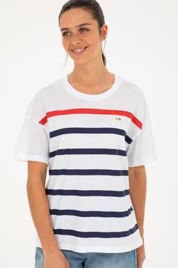 U. S. Polo Assn / Женская белая футболка - U.s. polo assn фото 3