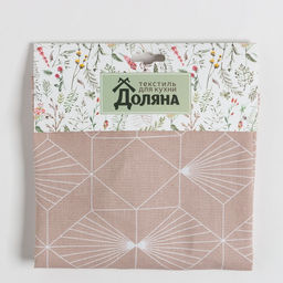 Фартук Доляна Geometry 60х70 см, 100% хлопок, 164 г/м2  фото 7