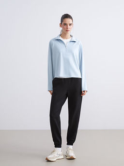 Dik Yaka Oversize Kad?n Sweatshirt