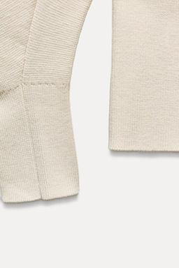 PLAIN KNIT SWEATER WITH FITTED HEM - Zara фото 8