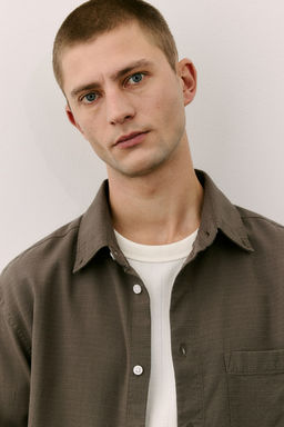 Camisa texturizada Regular Fit - H&m фото 4