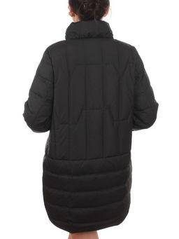 H24-322 BLACK Куртка пуховая облегченная женская (белый утиный пух) - Фабричный китай фото 6