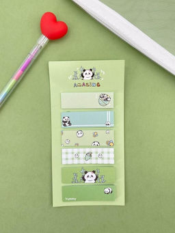 Стикеры "Panda life", green