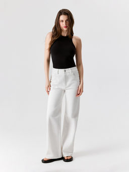 CONCEPT CLUB / Брюки джинсовые жен. Elsie_straight крем  фото 3