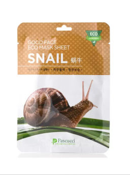 Good Face Eco Mask Sheet Snail - Тканевая маска для лица с муцином улитки, 23 мл