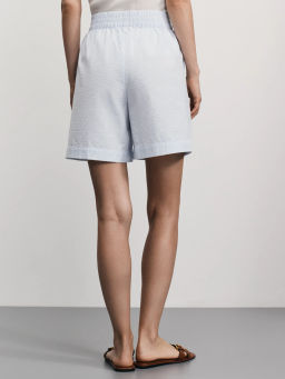 Шорты из фактурного хлопка / Zarina  фото 5