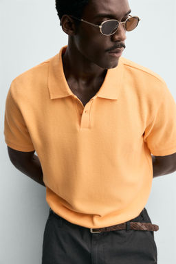 POLO PIQU? REGULAR FIT / Naranja - Zara фото 7
