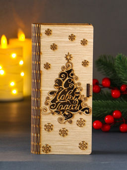 Цена за 2 шт. Купюрница подарочная С Новым годом!, конверт для денег, 18?2.4?8 см