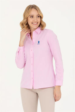 U. S. Polo Assn Женская базовая рубашка с длинным рукавом Magnolia