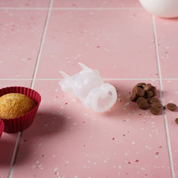 Цена за 2 шт. Молд для заливки новогодний Оленёнок, силикон, 6?3?6 см, прозрачный