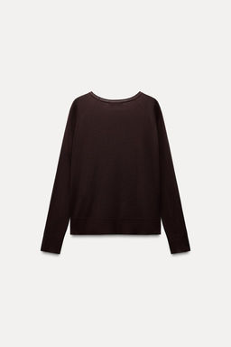BASIC FINE KNIT SWEATER - Zara фото 39