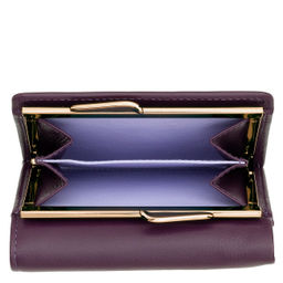 Итальянский женский кожаный кошелек DuDu серии Corsica | темно-фиолетовый - Dudubags фото 5